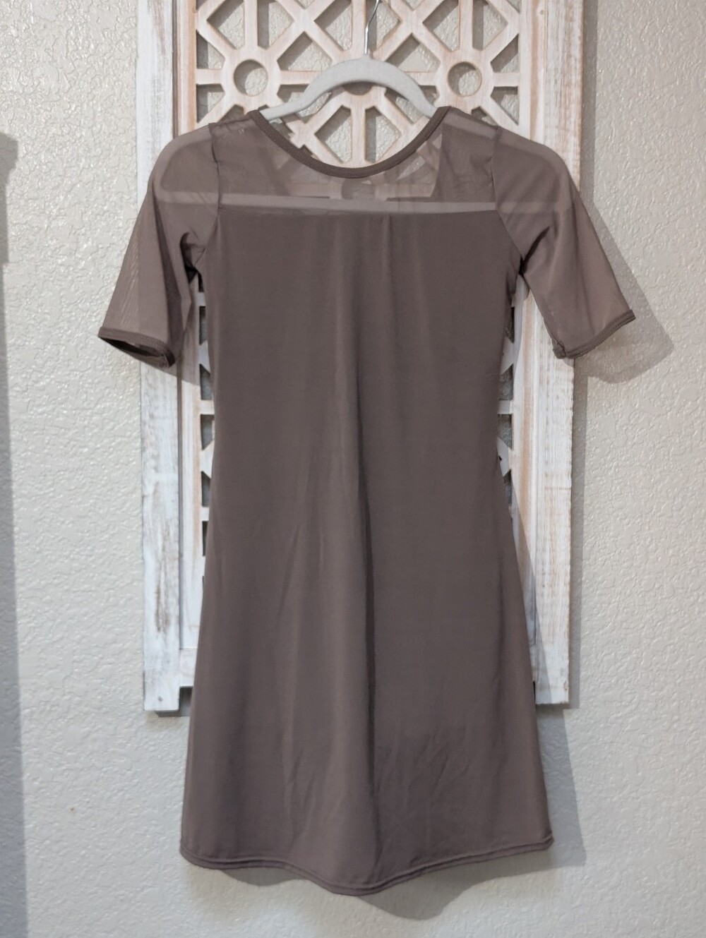 Balera one piece leotard dance dress women's small brown ballet recital basic